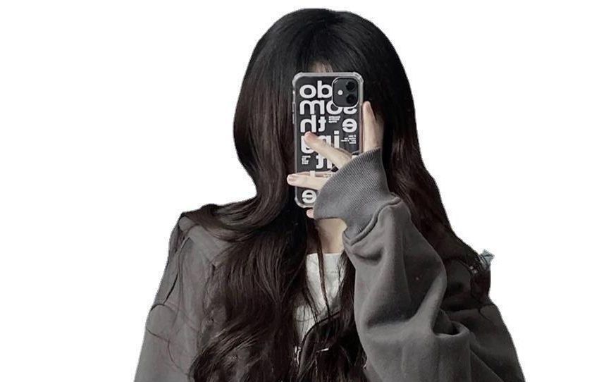 Cossita - Effen oversized hoodie met rits