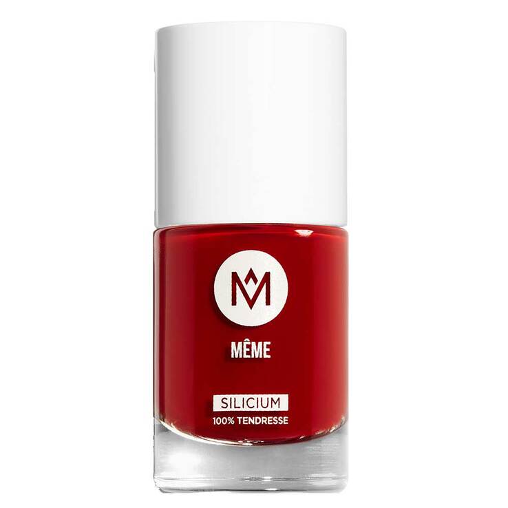 Meme Nagellack mit Silicium rot 02, 10 ml