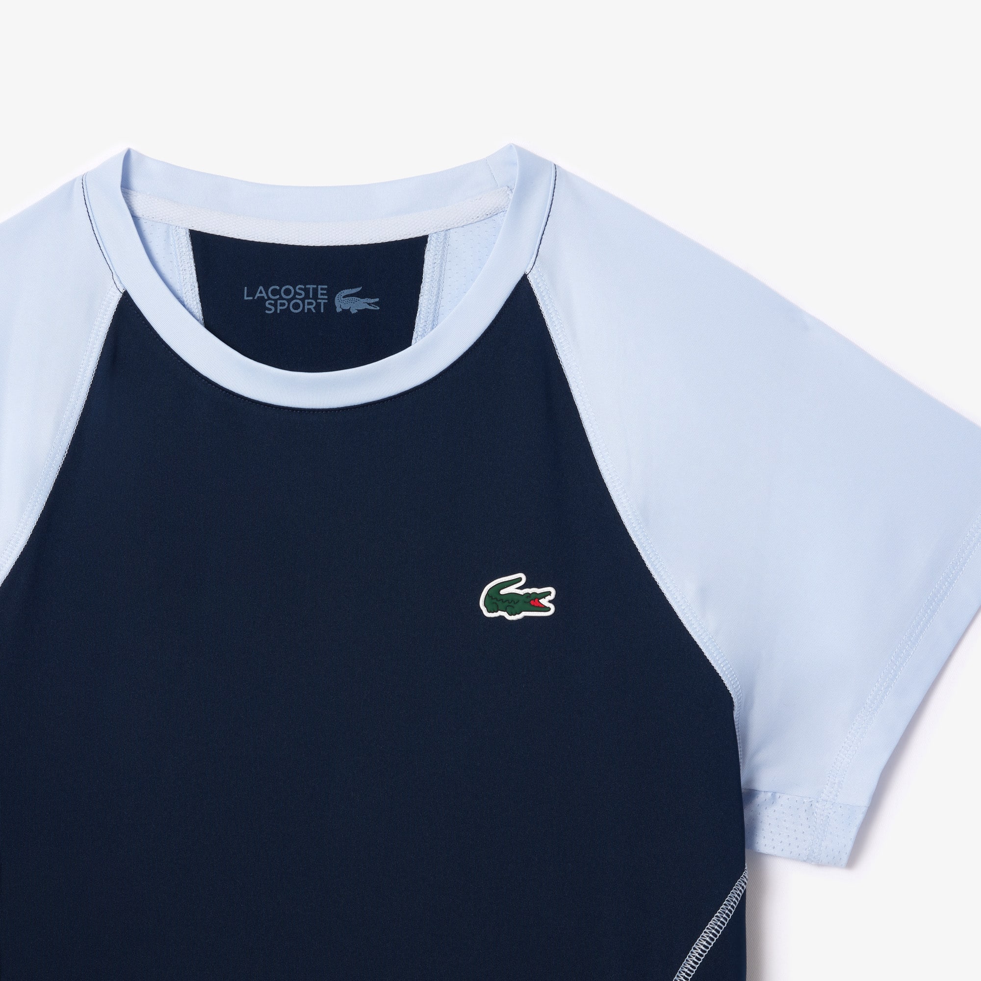 T-shirt Sport slim fit Ultra-Dry stretch T-Shirts - Bleu - Lacoste - Femme