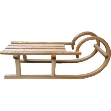 Mobilsägewerk Ingolf Martin Hörnerrodel Schlitten aus Eschenholz 80 x 29 x 33 cm (LxBxH)