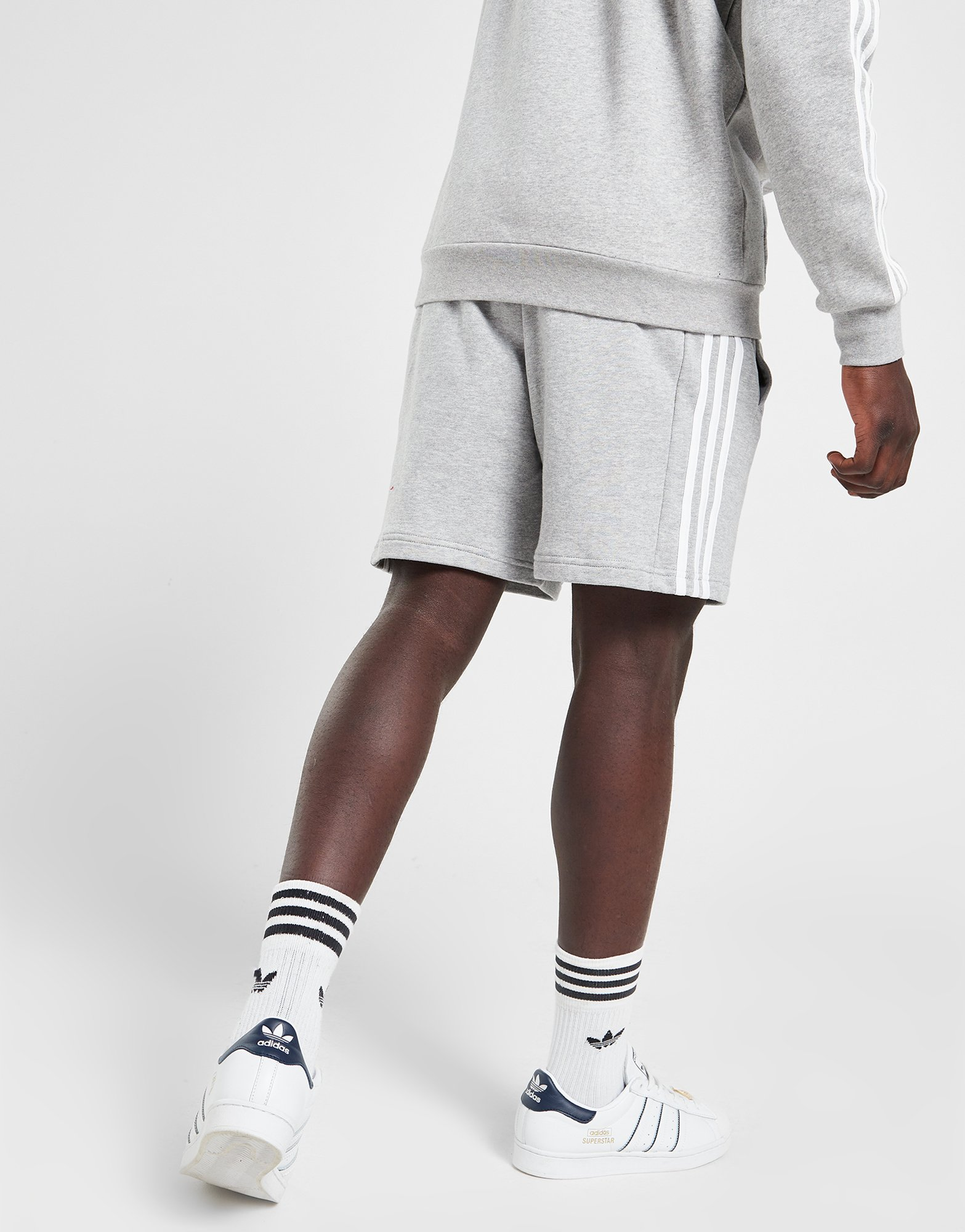 adidas Short à 3 bandes en moleton Essentials