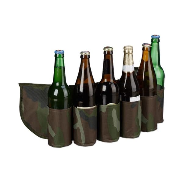 Robust ølbelte for 6 bokser og flasker