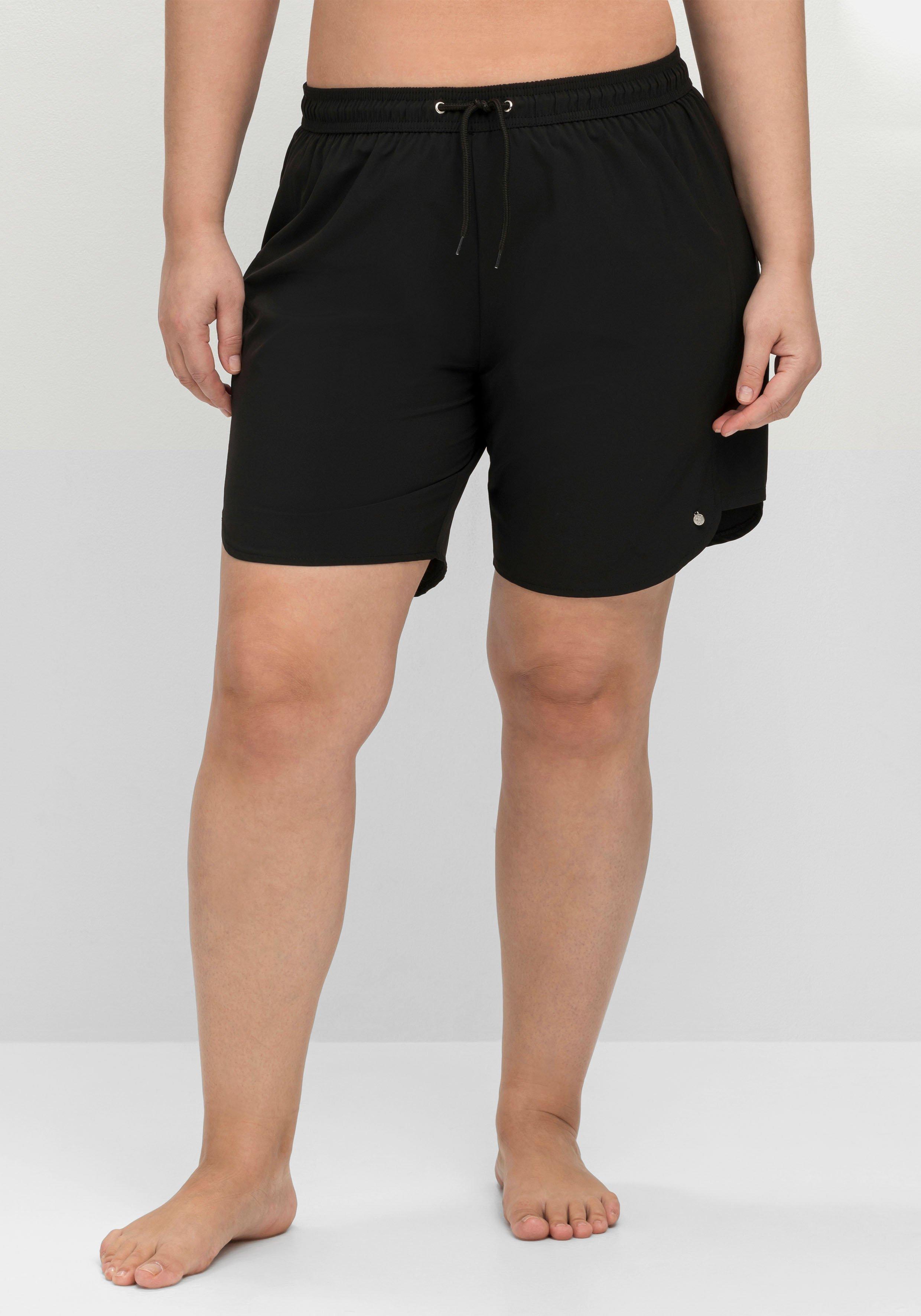 Badehose mit Bindeband, seitlich abgerundet