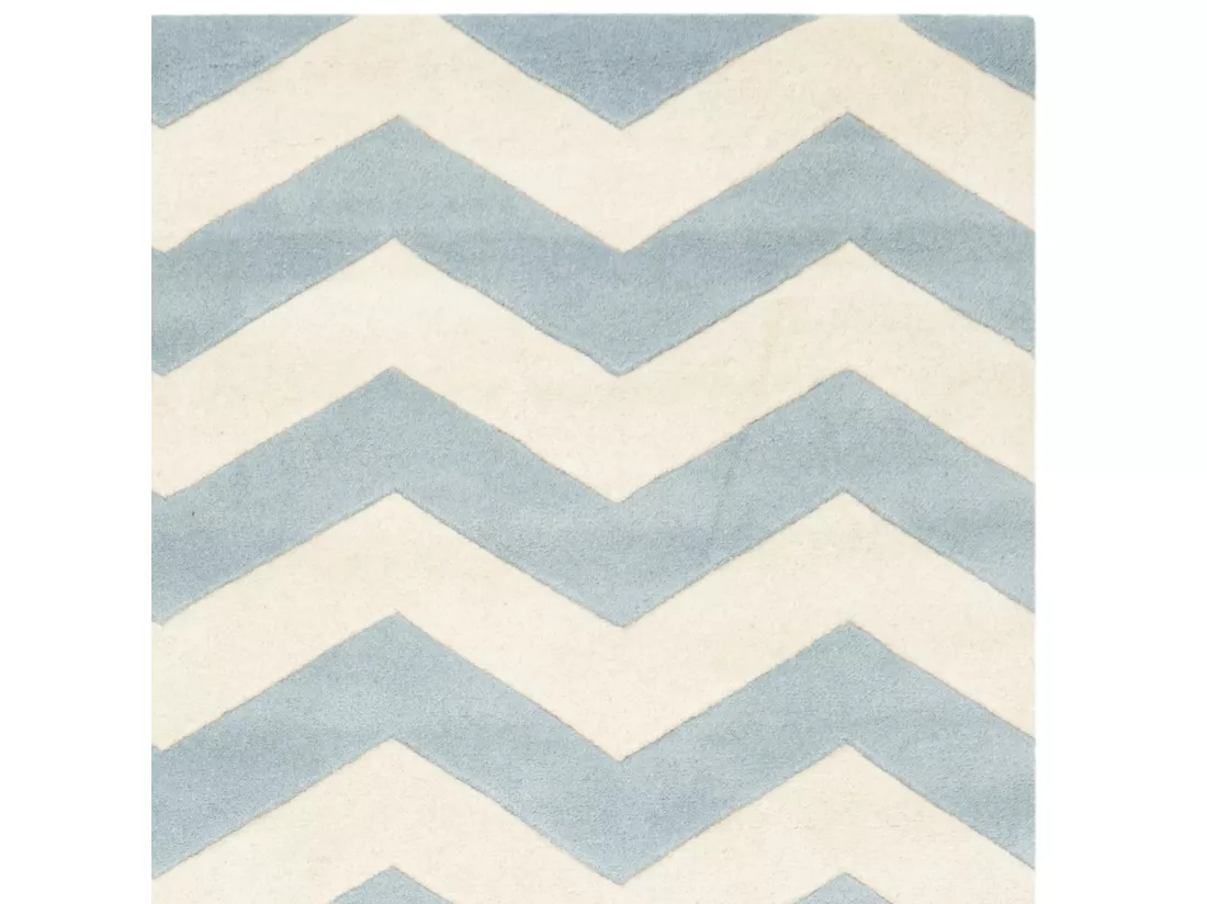 Tapis Blue & Ivory 152 X 152 cm - Anneliese