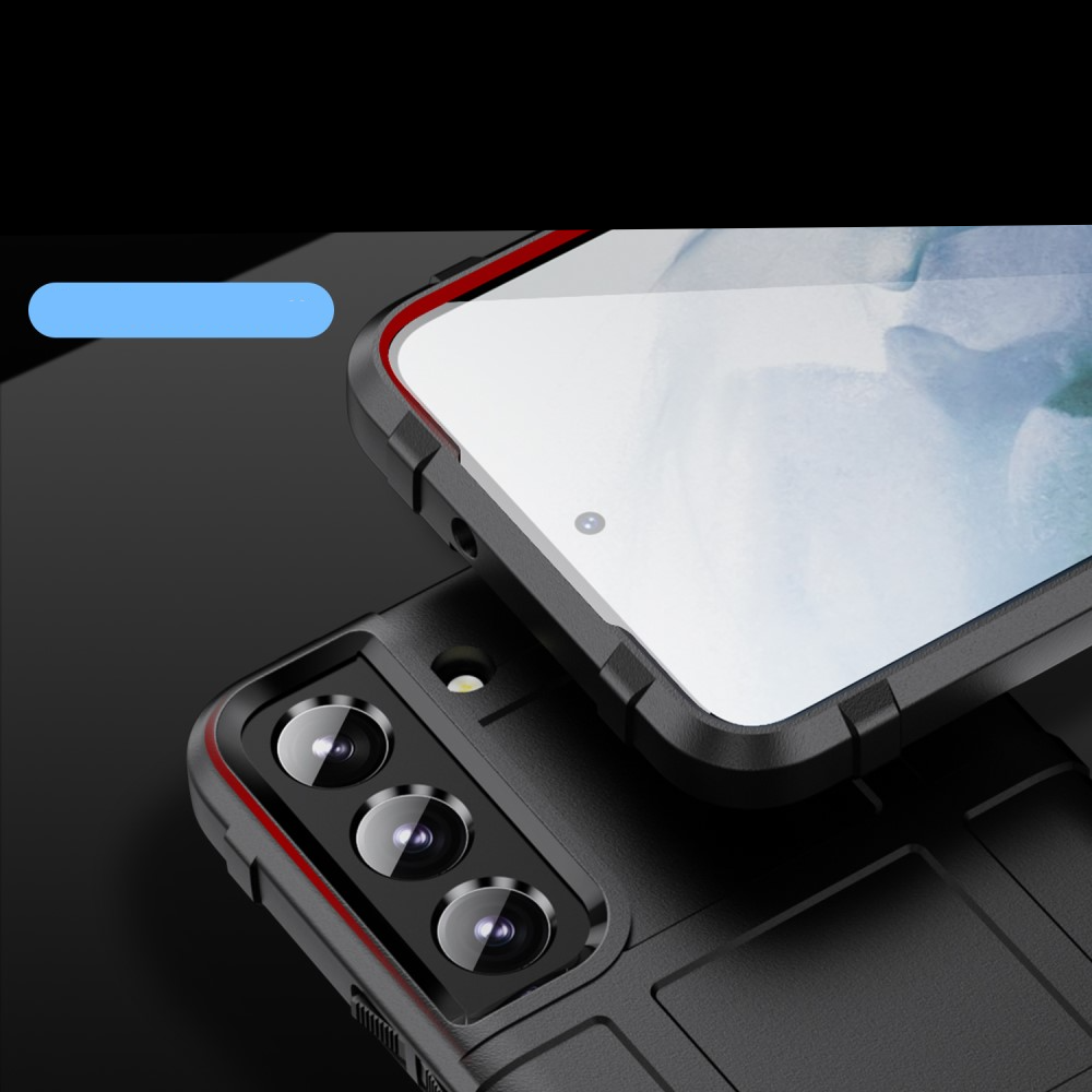 Samsung Galaxy S22 5G Outdoor Gummi Schutzhülle Anti-Shock - Schwarz