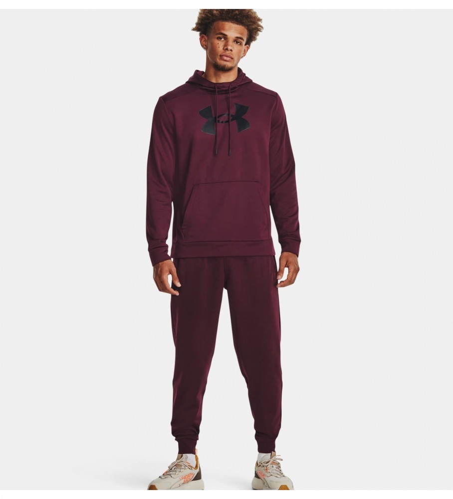 Calça de moletom Under Armour Jogger Fleece granada