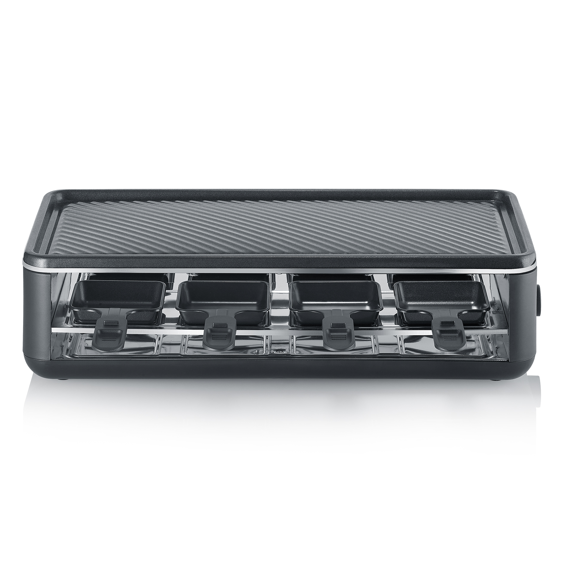 SEVERIN Raclette RG 2365 - schwarz - 8 Pfännchen