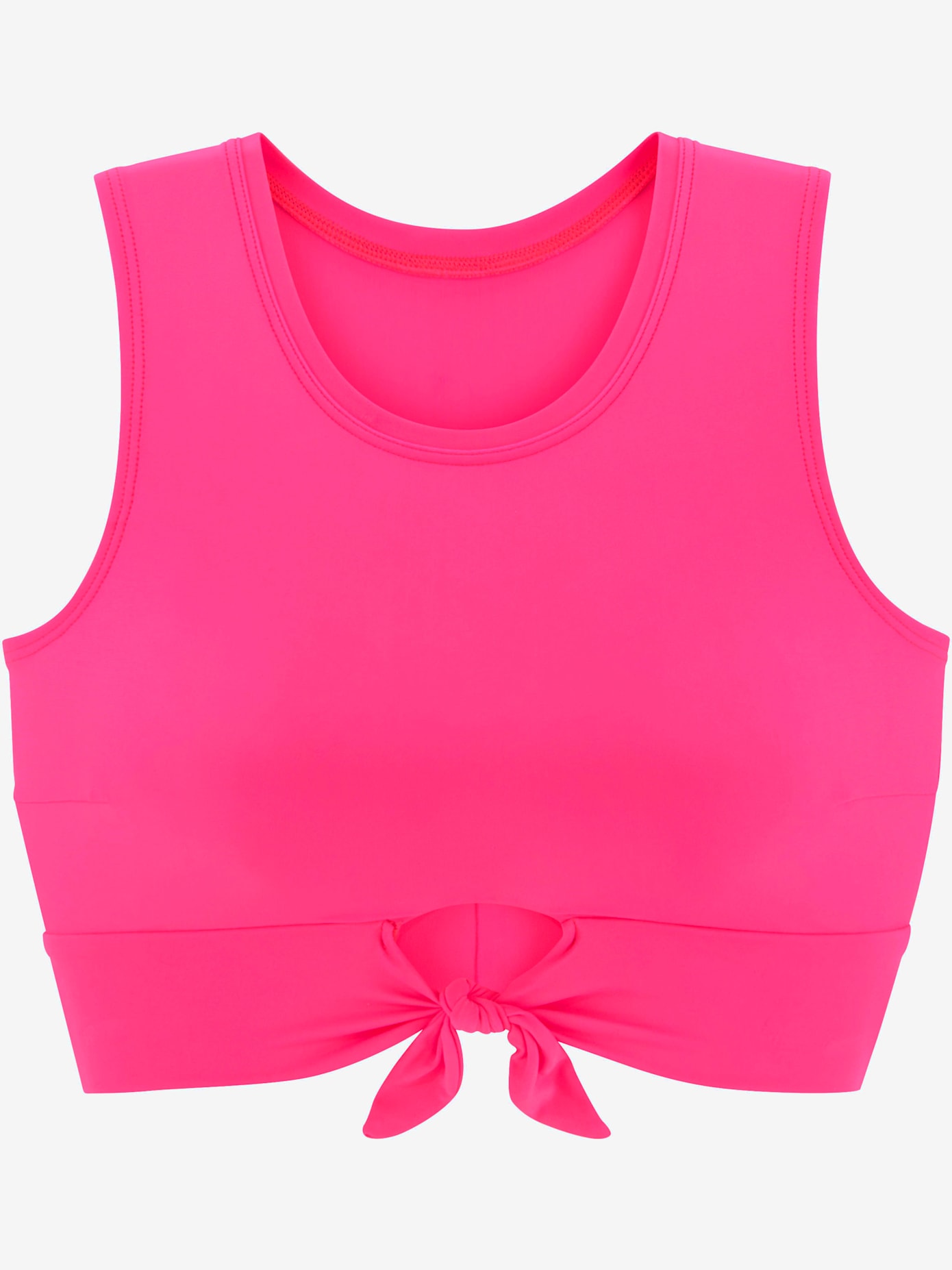 Haut de maillot de bain court coloris unis tendance