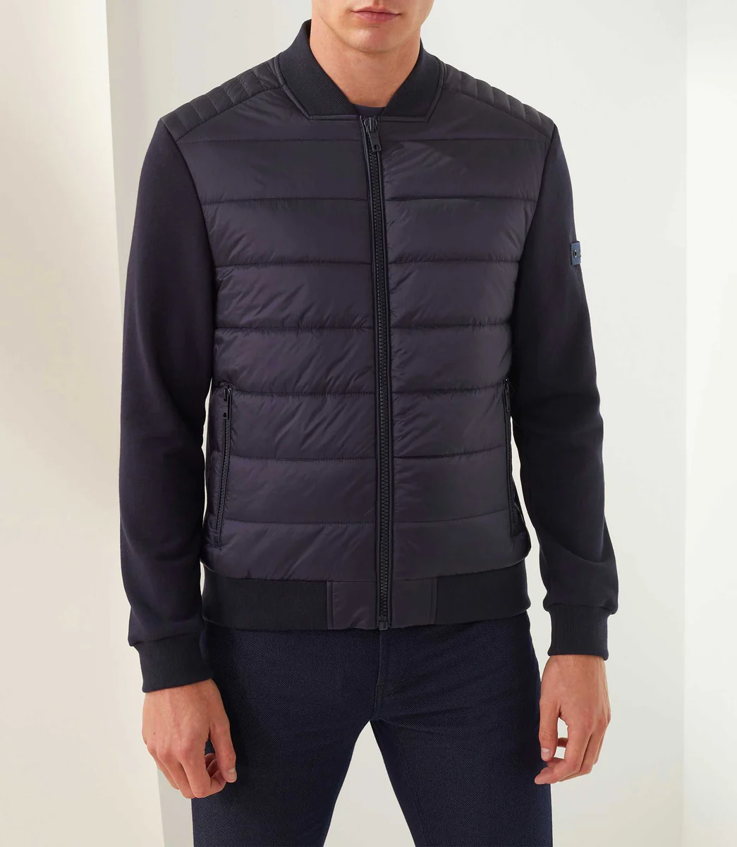Sweat zippé marine 