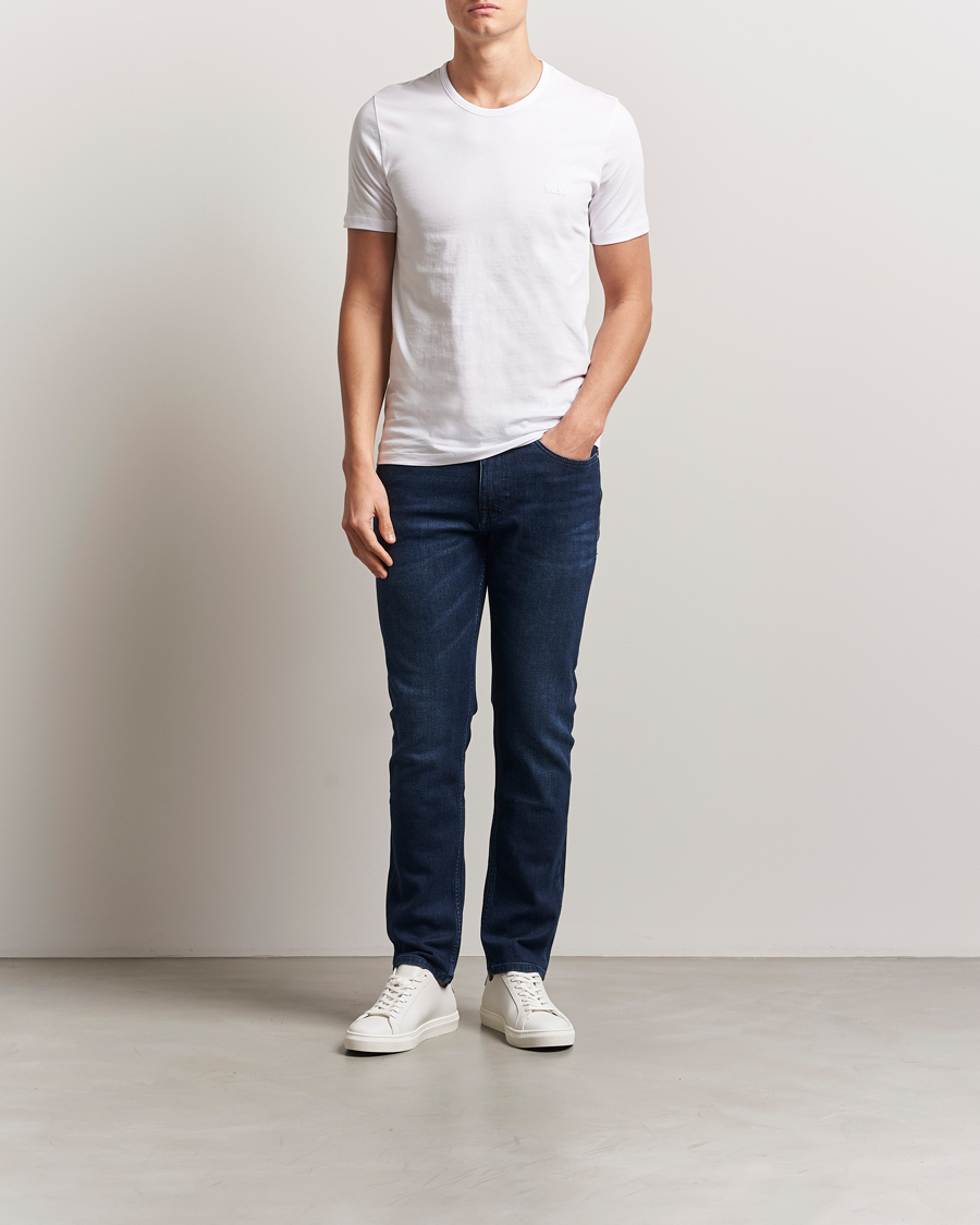 BOSS BLACK 3-Pack Crew Neck T-Shirt White