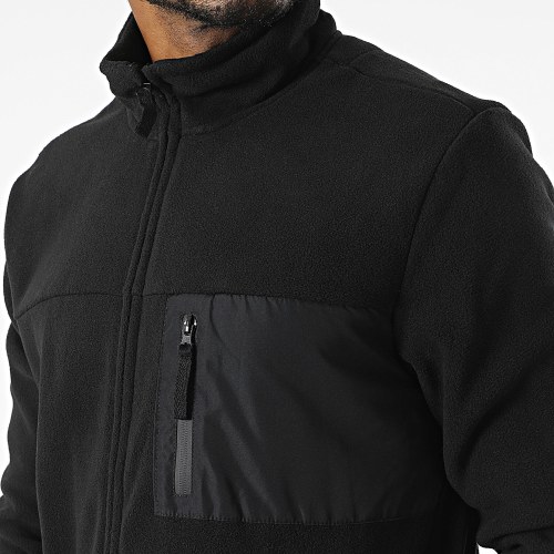 Veste Polaire Zippée Noir