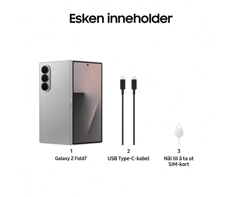 Samsung Galaxy Z Fold7 512GB Silver Shadow