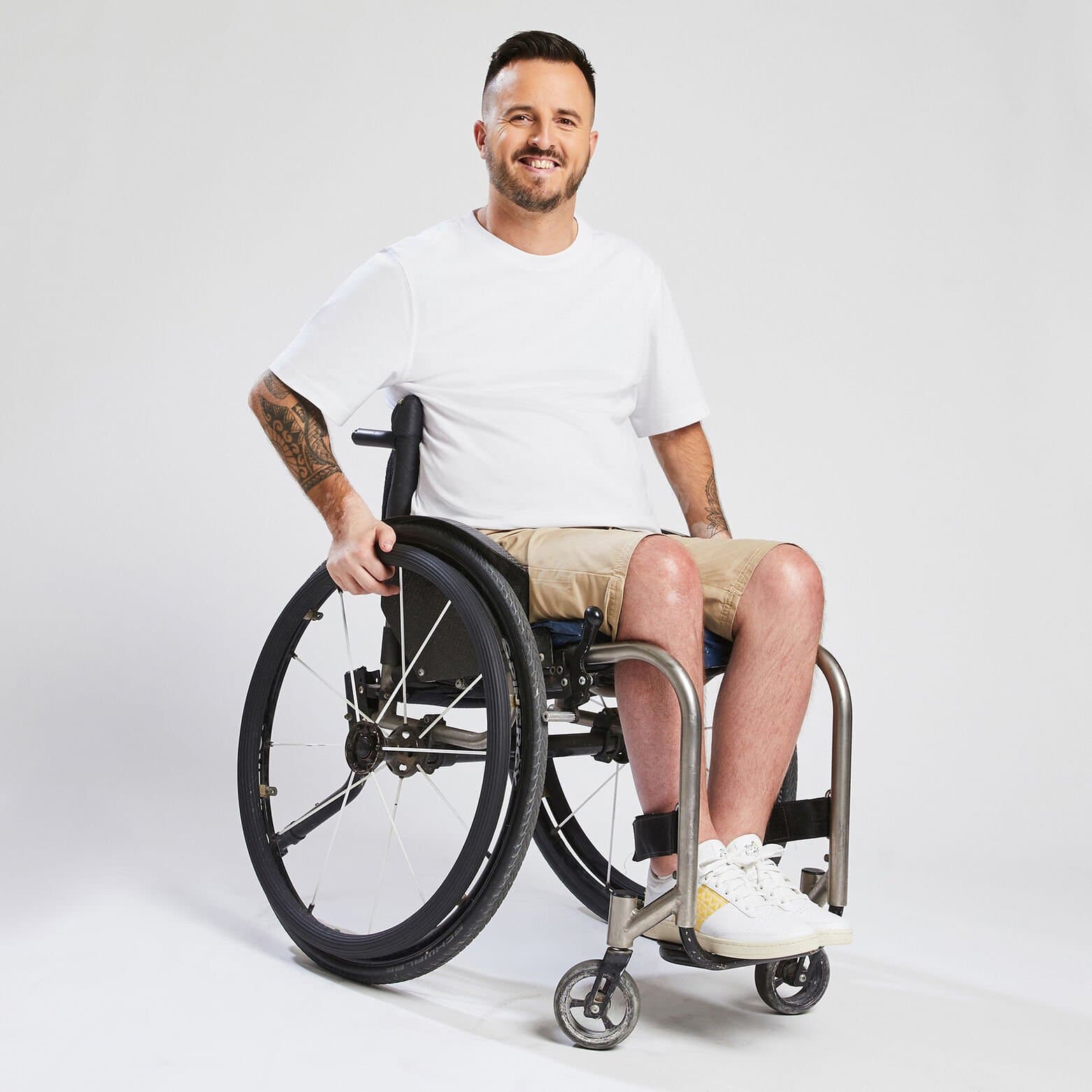 Bermuda pour personne à mobilité réduite Beige