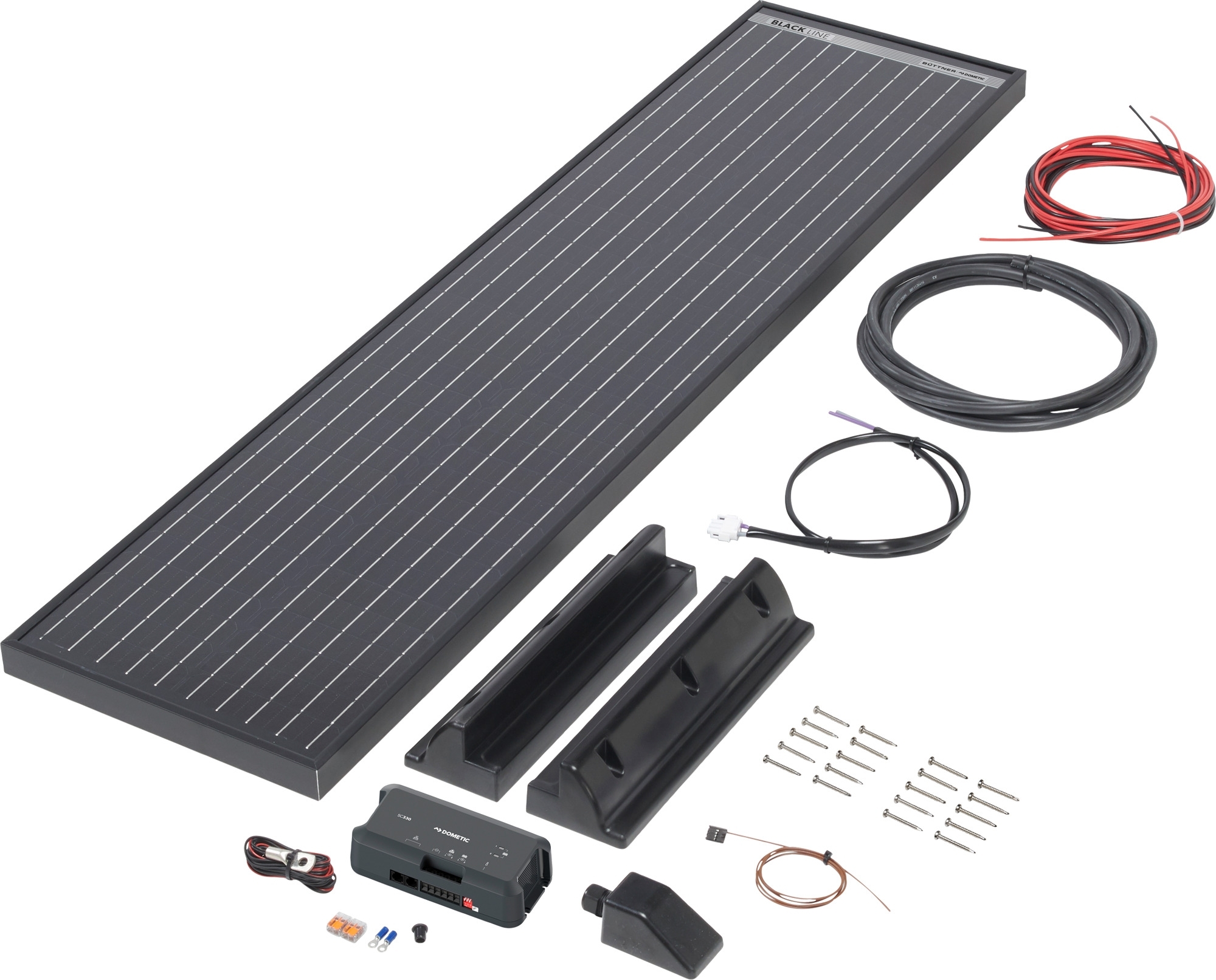 Büttner Dometic Black Line 75 Kit Solar-Komplettanlage MultiCell Technologie 1 x 75 W