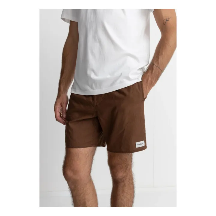 Rhythm Short Classic Lin | Chocolat