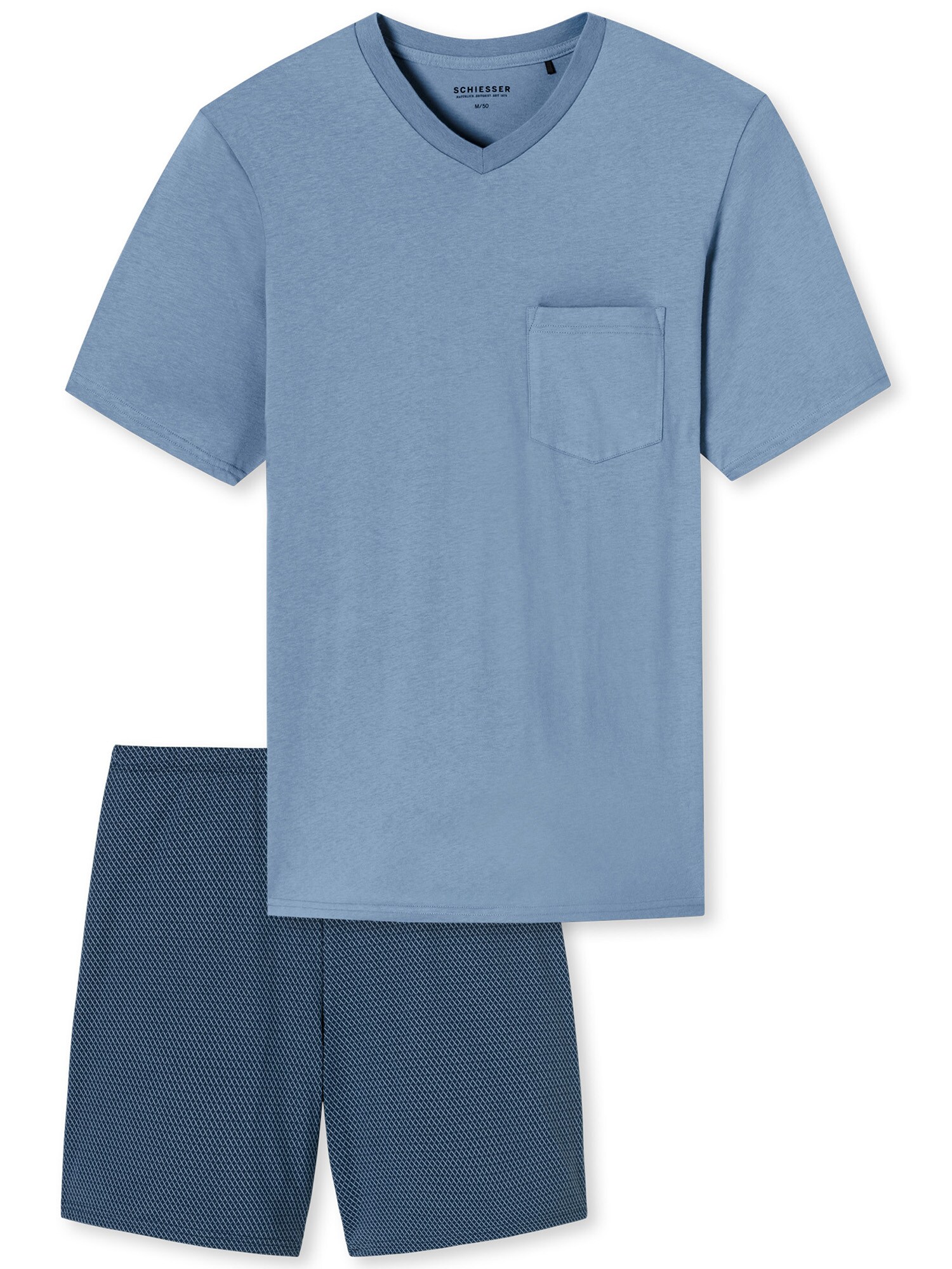 Schiesser Herren Pyjama Comfort Essentials 1er-Pack
