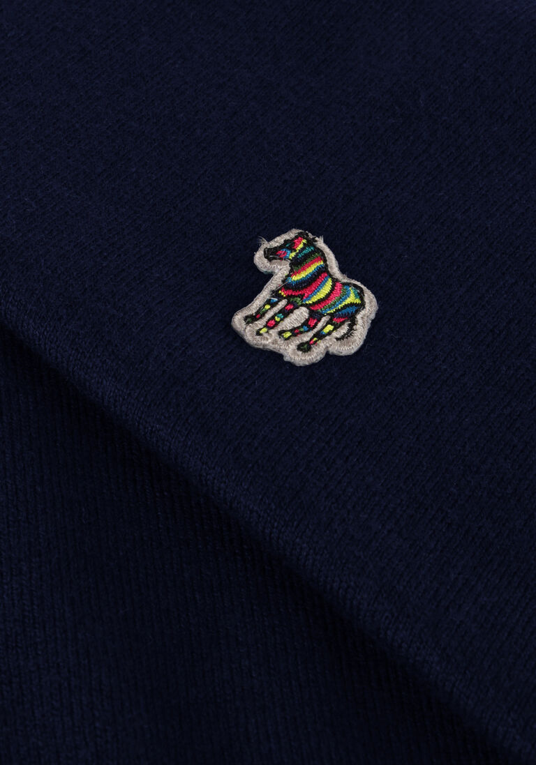 PS PAUL SMITH donkerblauwe ps paul smith trui mens sweater crew neck zeb bad
