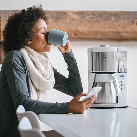 LOOK® Therm Timer|Filterkaffeemaschine Weiß