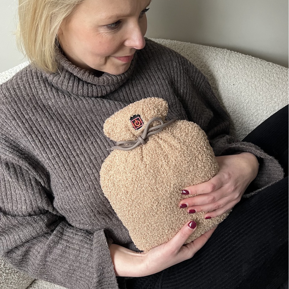 Warmpi Buddy elektrische infrarood kruik - Teddy Beige