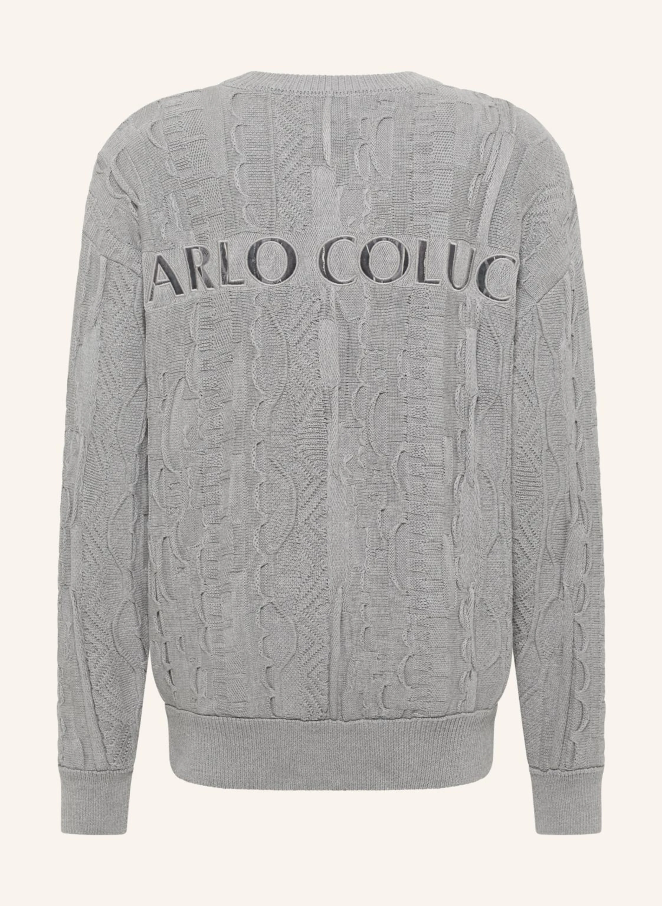 CARLO COLUCCI Strickpullover mit Stickerei DIMA