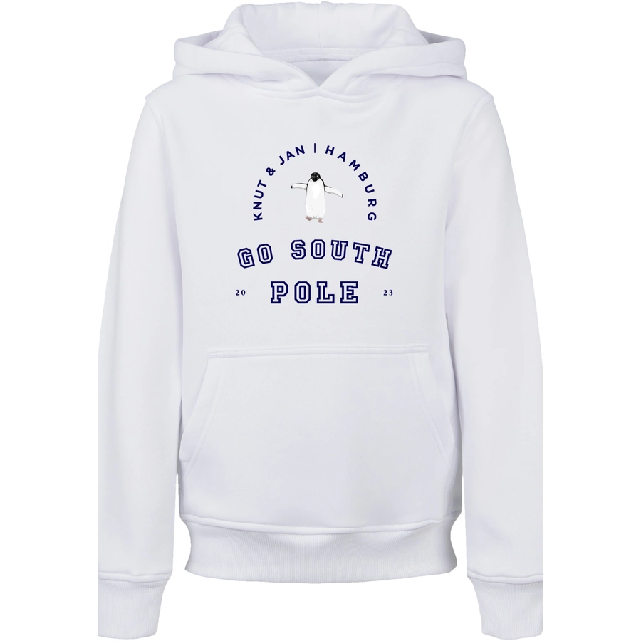 F4NT4STIC Hoodie Pinguin Knut & Jan Hamburg weiß