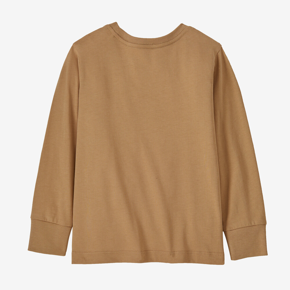 Baby Langarm-T-Shirt aus regenerativer, biozertifizierter Baumwolle von Fitz Roy (Modell: Flurries)