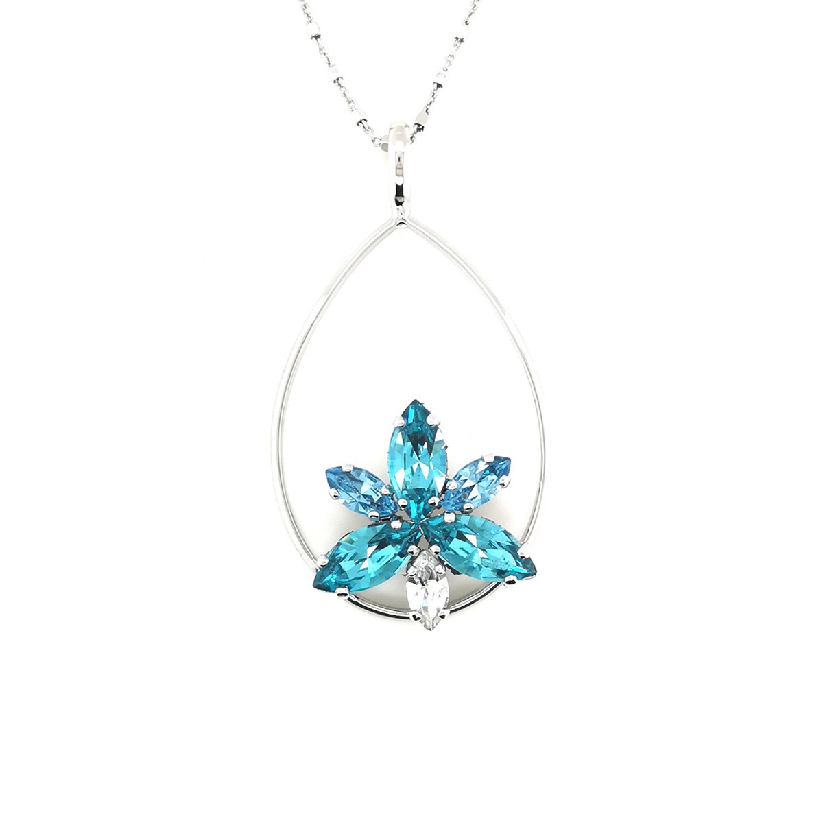 Collier Andréa Marazzini Navette Turquoise Aqua