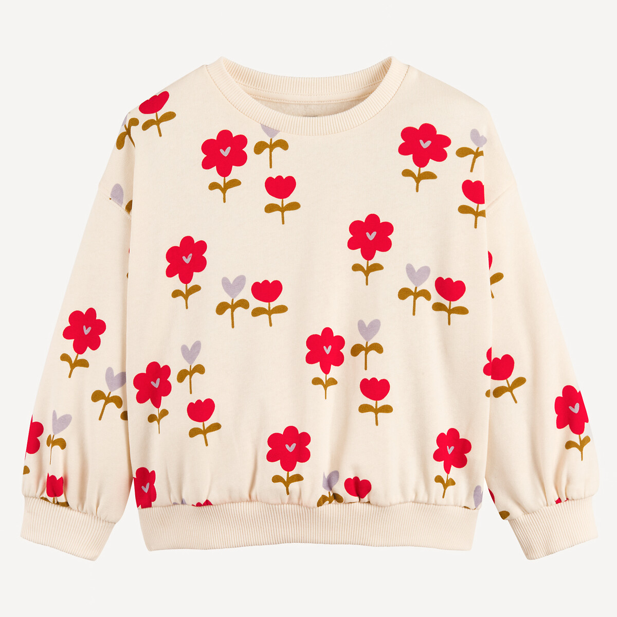 COLEÇÕES LA REDOUTE<br>Suéter com estampa floral