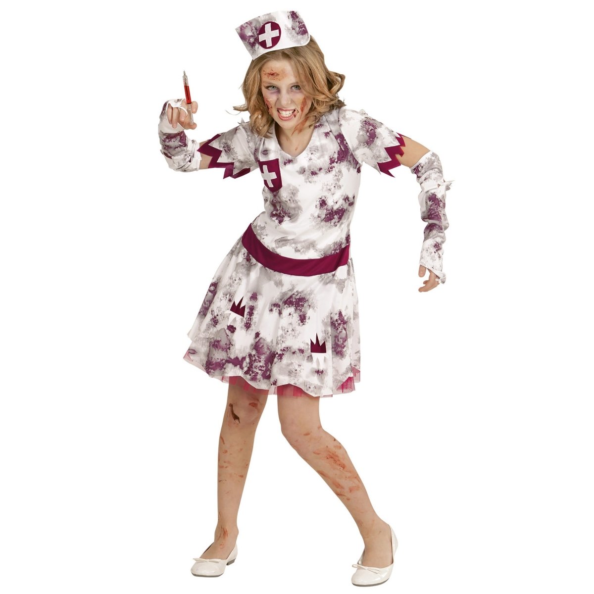 Halloween Jurk Meisje Verpleegster Zombie