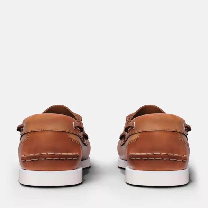 Chaussure bateau classique pour femme en marron clair