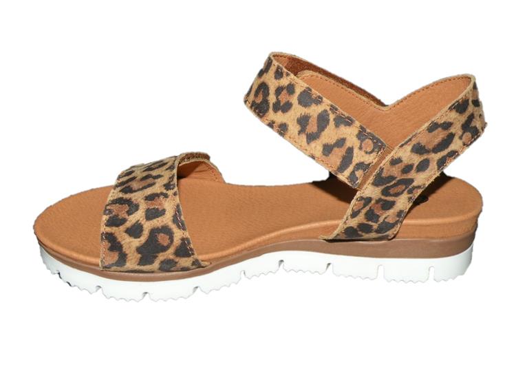 Giga G4150 velour leopardino double creme