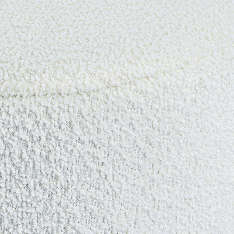 Pouf 'Curly' blanc
