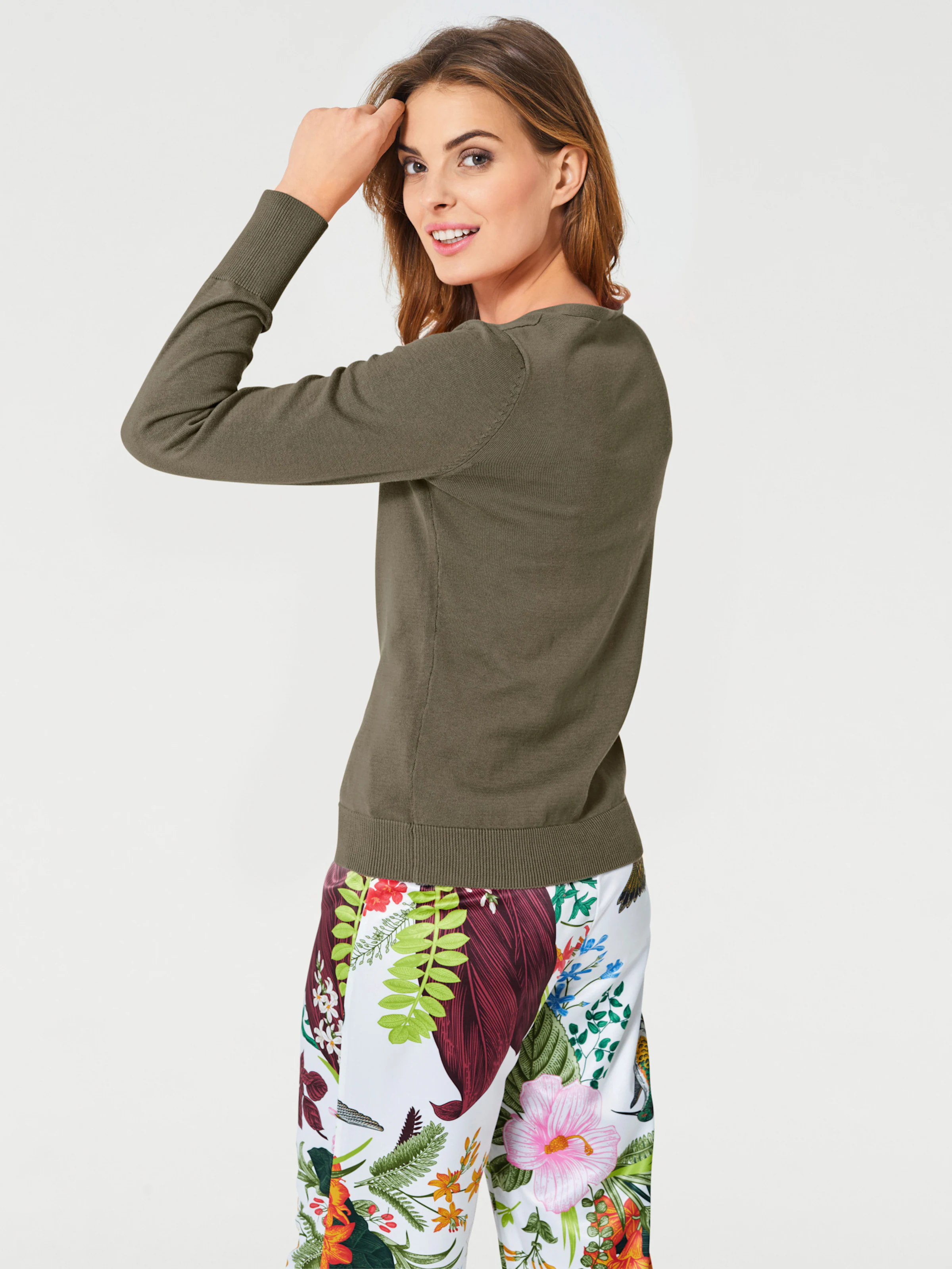 Feinstrickjacke