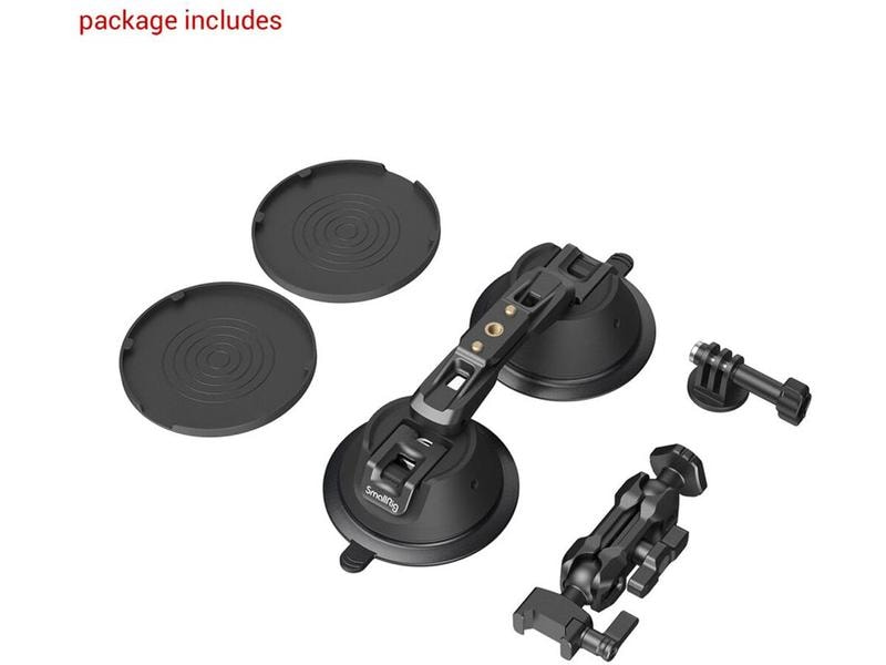 Smallrig Halterung Port. Dual Suction Cam Mount SC-2K Tragbare Dual-Saugnapf-Kamerahalterung