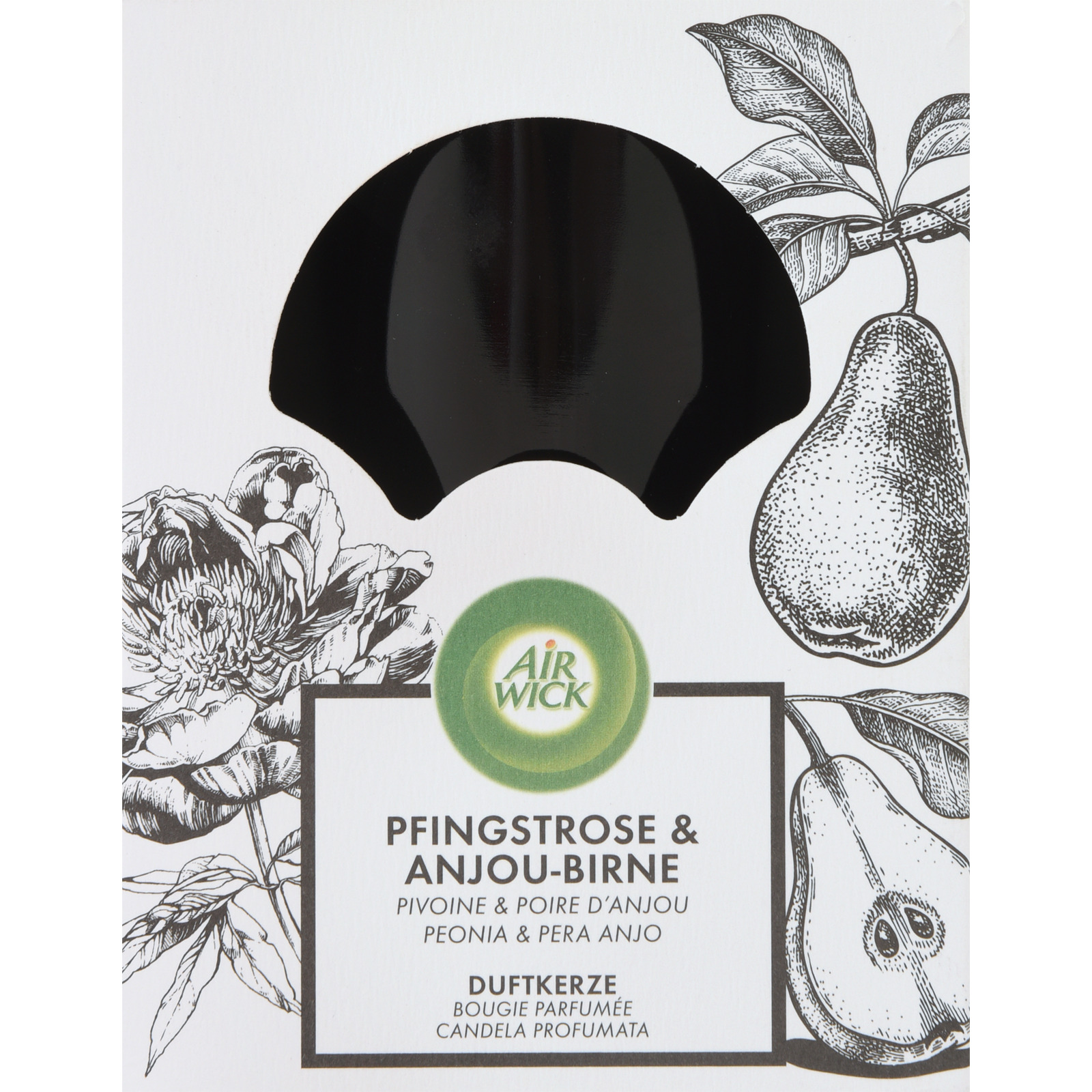Airwick Duftkerze Pfingstrose & Anjou-Birne, 220 g