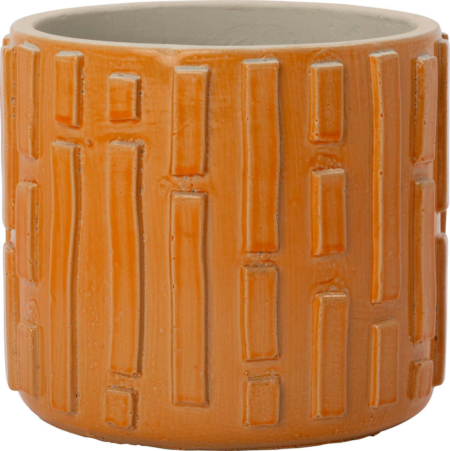 Intratuin bloempot Jean oranje D 11,5 H 10 cm