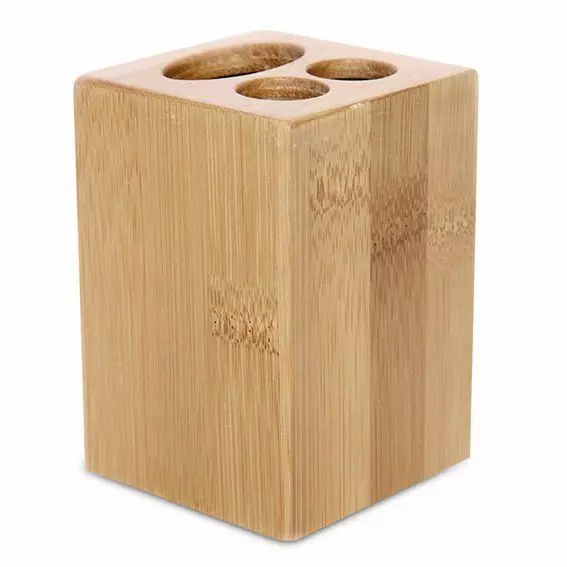 Porte brosse à dent Ecobio Bois & Bambou