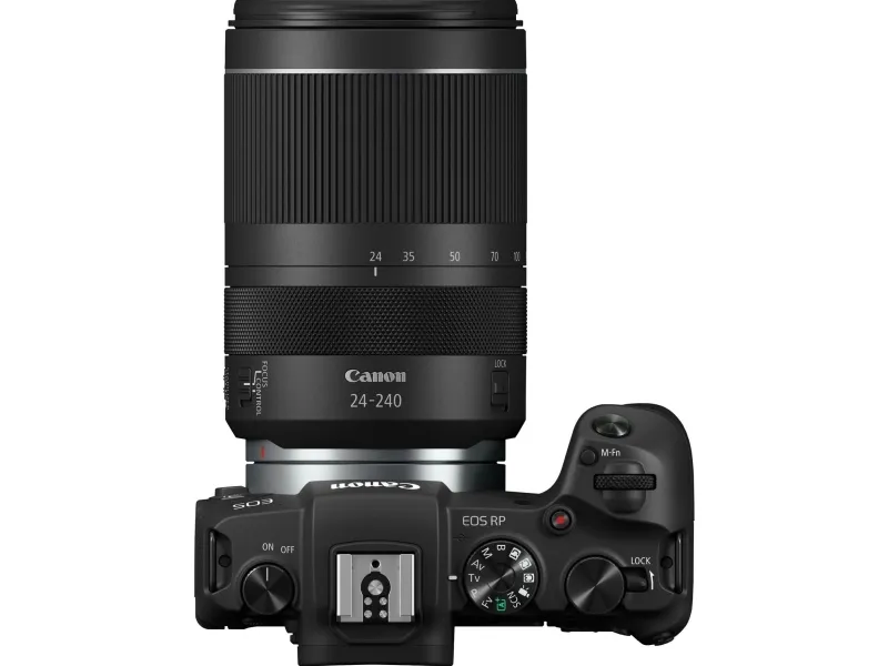 Canon EOS RP - Digitalkamera - spejlløst - 26.2 MP - Full Frame - 4K / 25 fps - 10x optisk zoom RF 24-240 mm F4-6.3 IS USM objektiv - Wi-Fi, Bluetooth