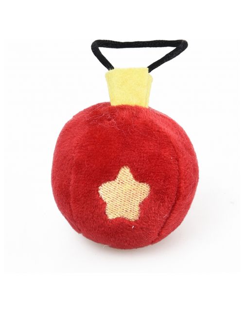 Adori Speeltje Xmas Kattenbal - Kattenspeelgoed - 4.5x11.5 cm Assorti