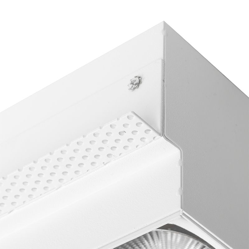 Inbouwspot wit GU10 AR111 trimless 2-lichts - Oneon