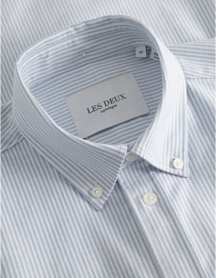 Les Deux Konrad Oxford Shirt Lyseblå