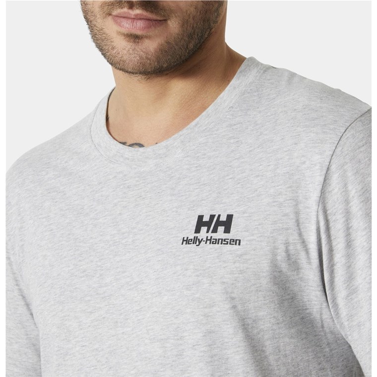 Helly Hansen Nord Graphic T-Shirt Grey Melange