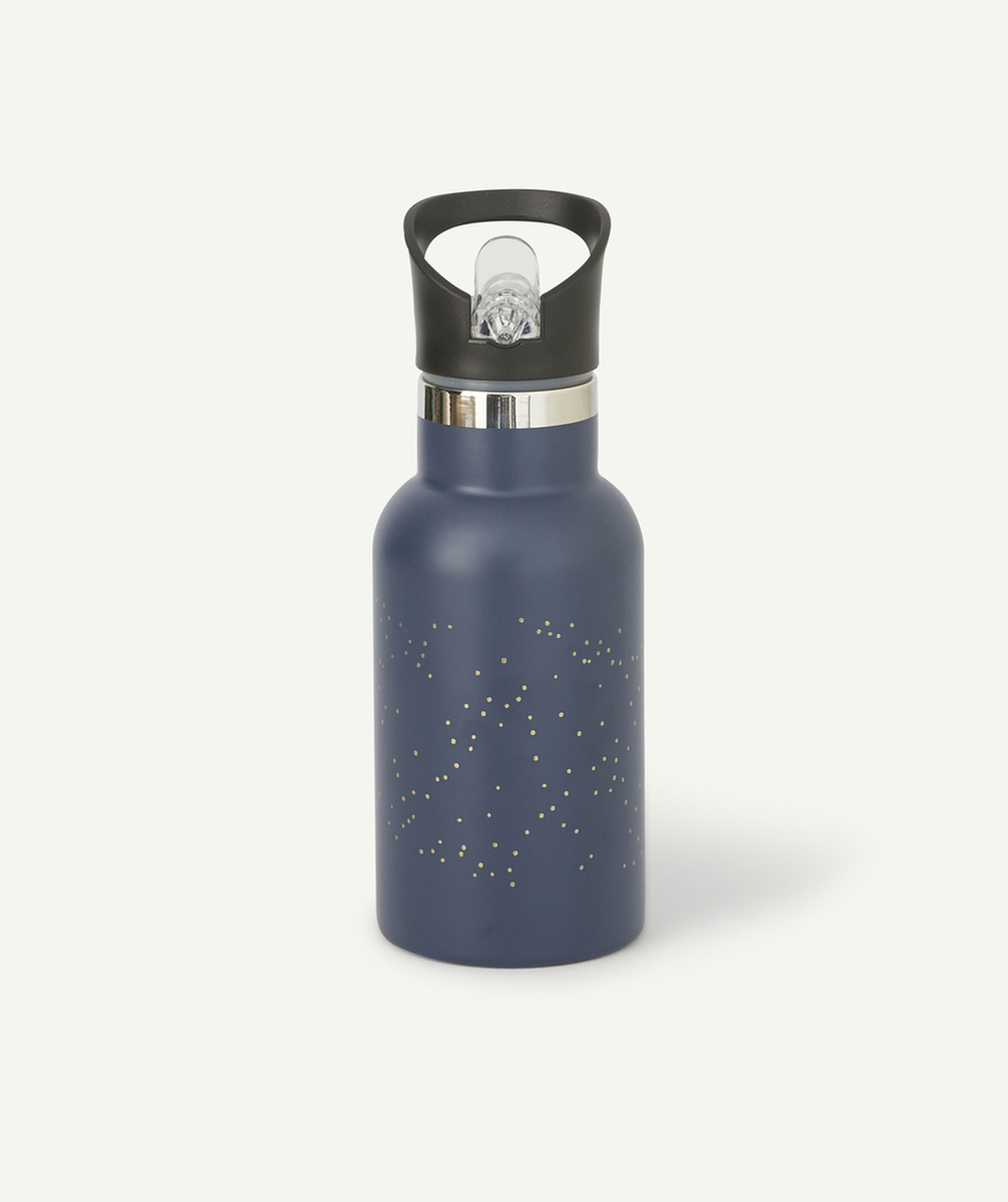 FRESKGOURDE BLEU NUIT À POIS COULEUR DORÉE 350ML ENFANT