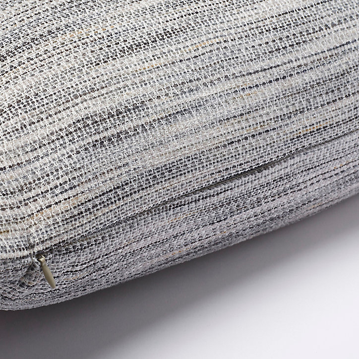 Coussin polyester Surate gris L.60 x l.40 cm