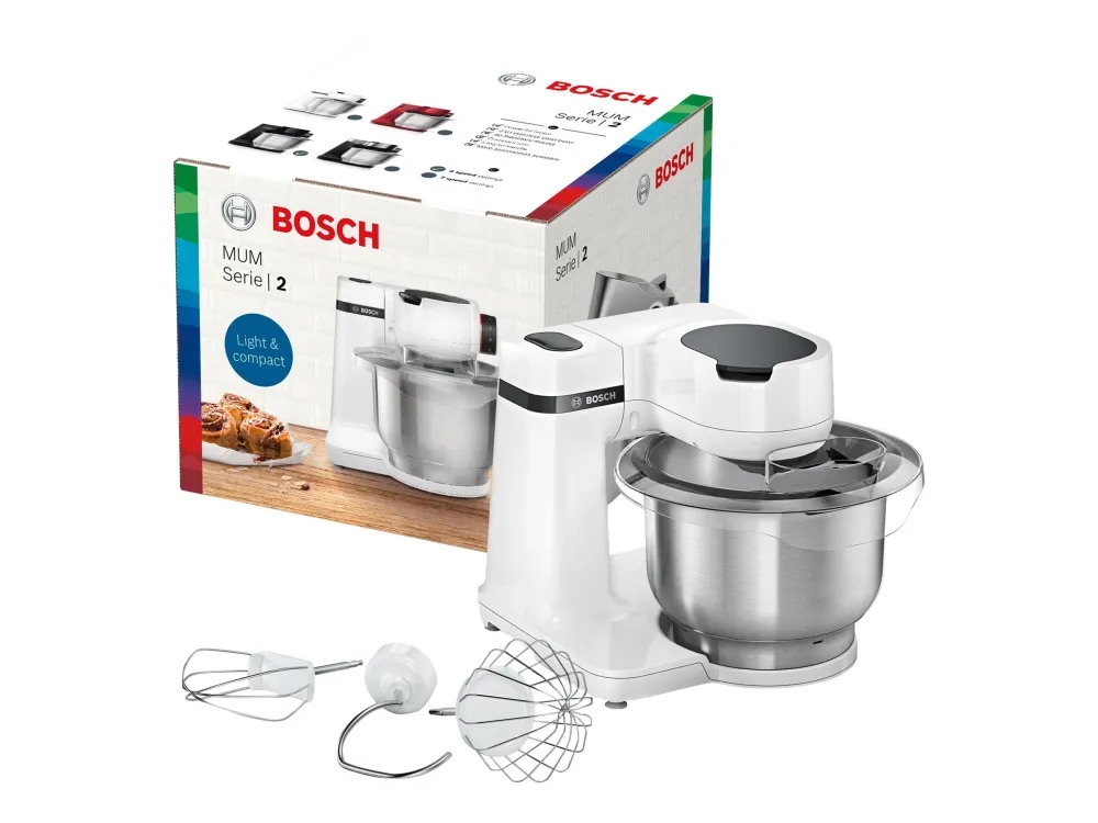 Bosch MUM Serie 2 MUMS2EW00 - Køkkenmaskine - 700 W - hvid