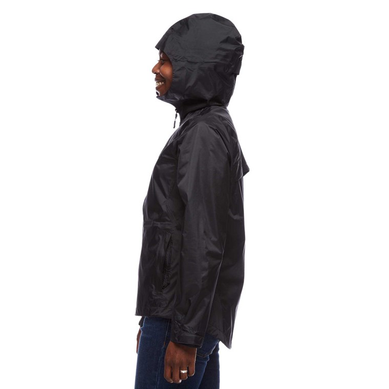 Black Diamond TreeLine Rain Shell Jacket Women Black