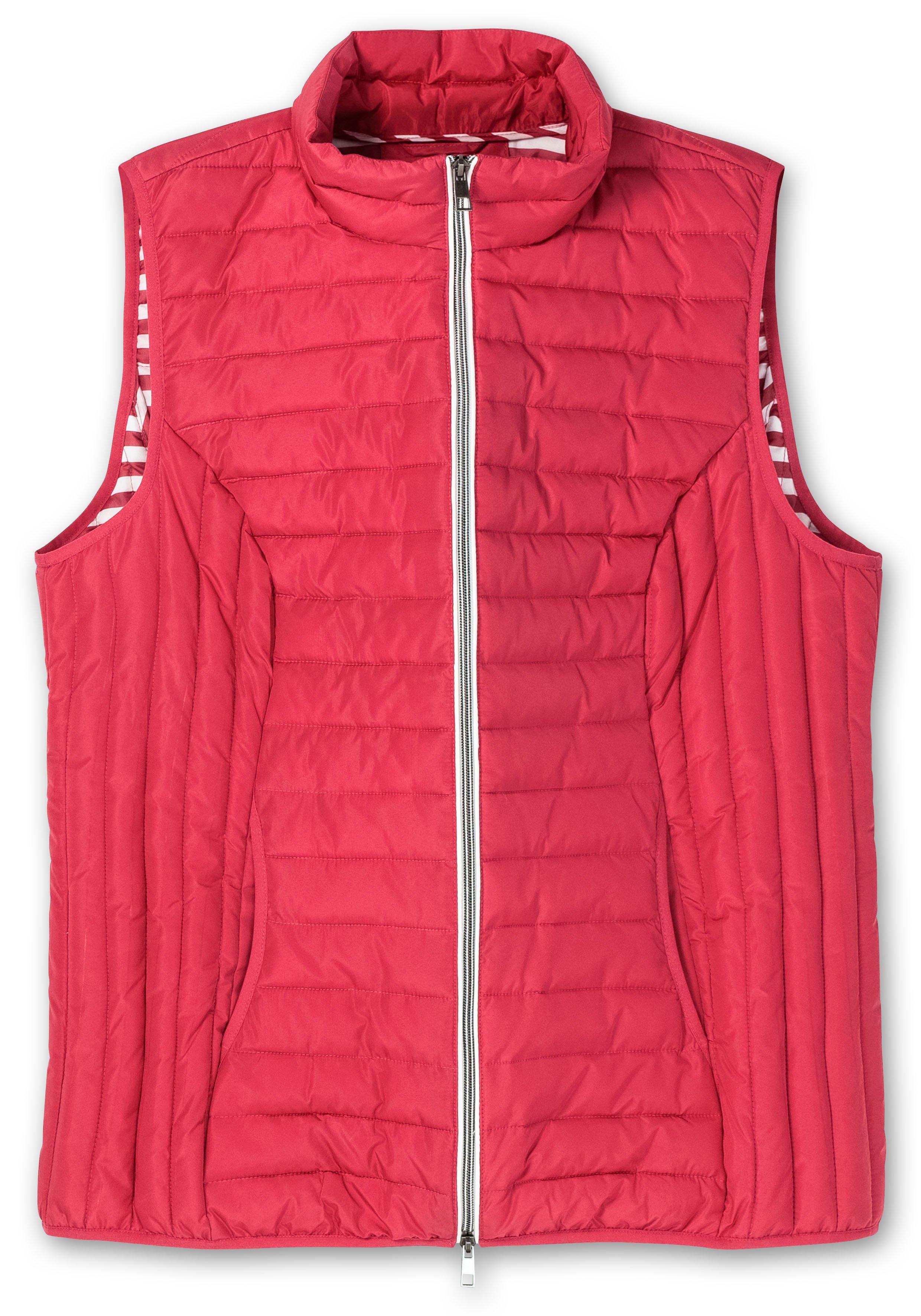 Leicht wattierte Steppweste mit 2-Wege-Zipper