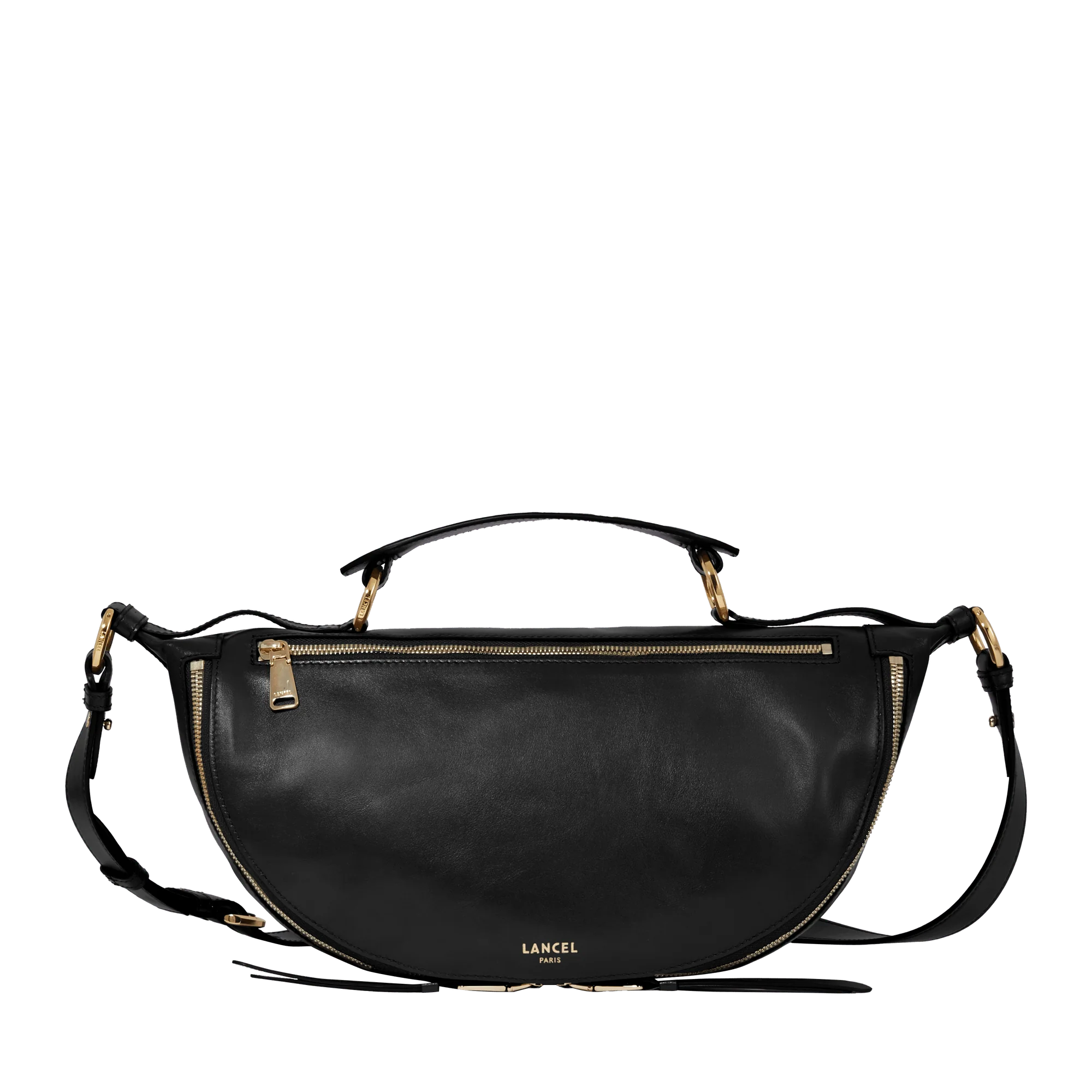 Sac porté croisé M Origami de Lancel-Noir
