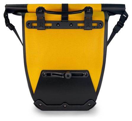 Sacoche coffre de vélo étanche 25L Jaune