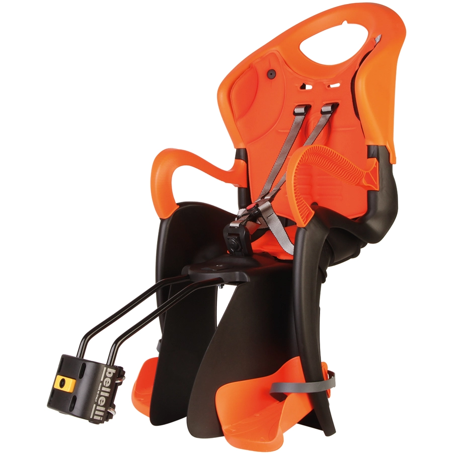 BELLELLI Kindersitz Fahrrad Tiger B-Fix frame mount Grey Orange